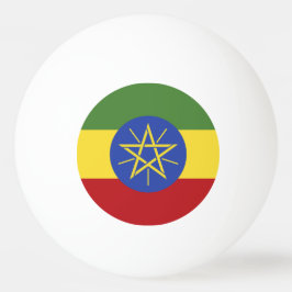 Balle De Ping Pong Drapeau éthiopien