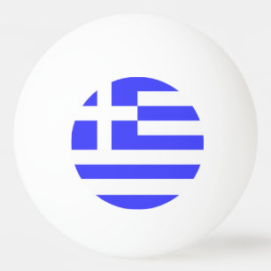 Balle De Ping Pong Drapeau Grec Totalement