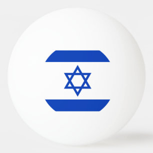 Balle De Ping Pong Drapeau Israël