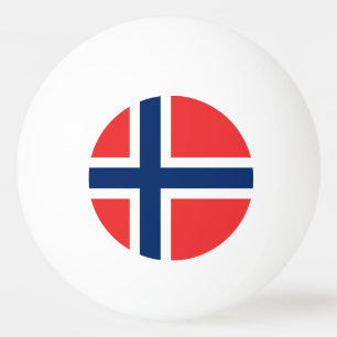 Balle De Ping Pong Drapeau norvégien