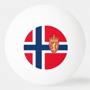 Balle De Ping Pong Drapeau norvégien