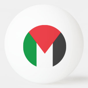 Balle De Ping Pong Drapeau palestinien Free Palestine personnalisé