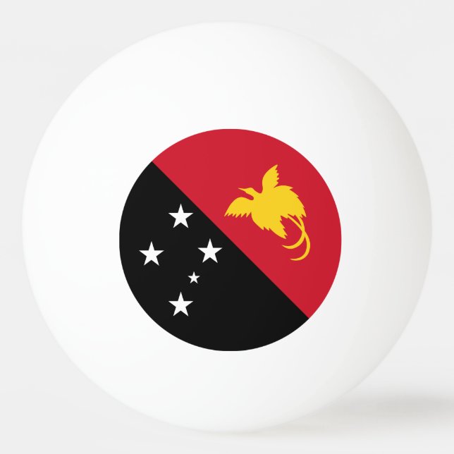 Balle De Ping Pong Drapeau Papouasie-Nouvelle-Guinée (Devant)