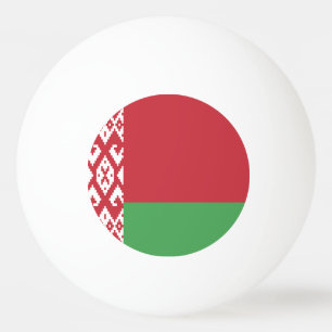 Balle De Ping Pong Drapeau patriotique biélorusse
