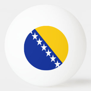 Balle De Ping Pong Drapeau patriotique de Bosnie-Herzégovine