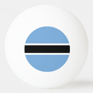 Balle De Ping Pong Drapeau patriotique du Botswana