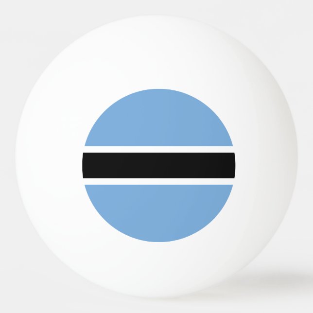 Balle De Ping Pong Drapeau patriotique du Botswana (Dos)