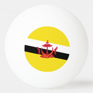 Balle De Ping Pong Drapeau patriotique du Brunei