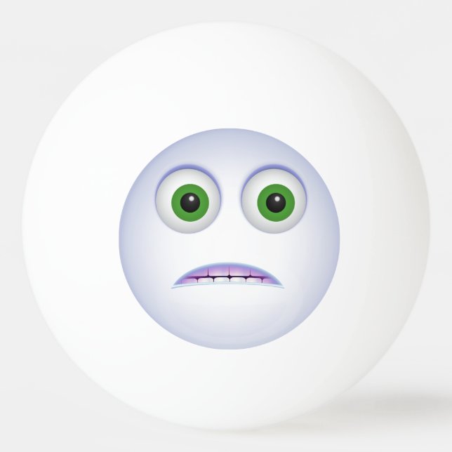 Balle De Ping Pong Drôle Emoji (Devant)