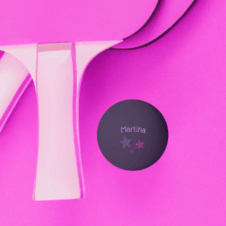 Balle De Ping Pong Effet de Parties scintillant à étincelle violette 