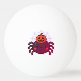 Balle De Ping Pong Éffrayante mignonne Kawaii Araignée d'Halloween