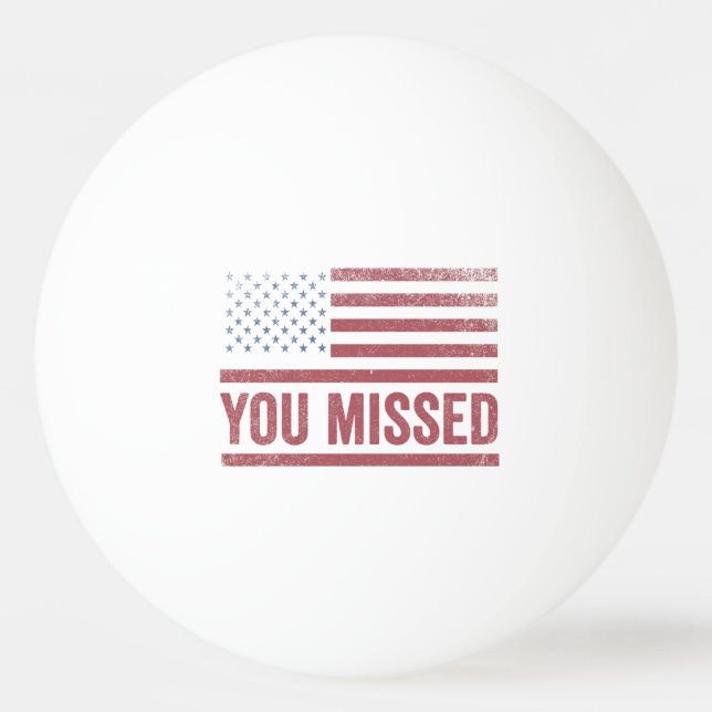 Balle De Ping Pong Élection Trump Vance Doudou de Noël (Devant)