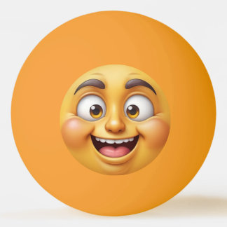 Balle De Ping Pong Émojis Heureux Colères