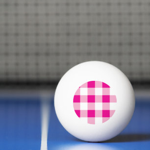 Balle De Ping Pong en vichy Motif