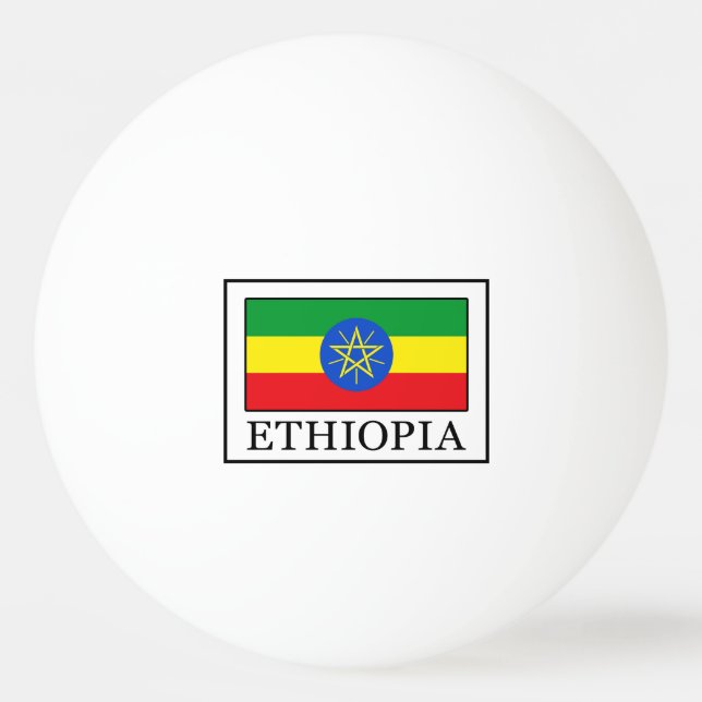 Balle De Ping Pong Éthiopie (Devant)