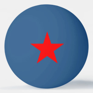 Balle De Ping Pong Étoile rouge