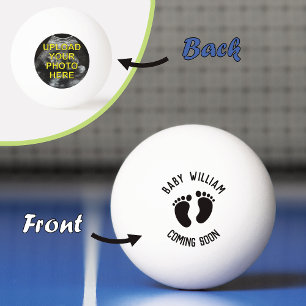 Balle De Ping Pong Faire-part de grossesse Ultrasound Photo bébé