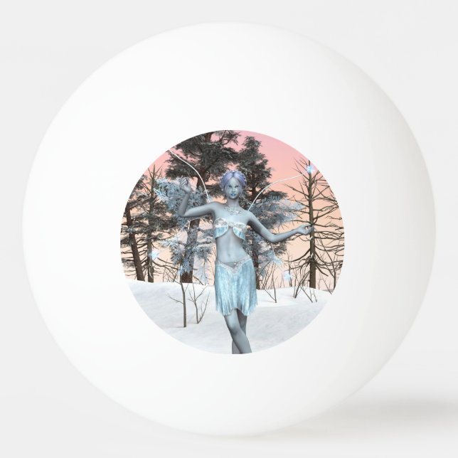 Balle De Ping Pong Fée de glace (Devant)
