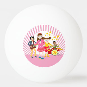 Balle De Ping Pong Fête d'anniversaire de la star du pop
