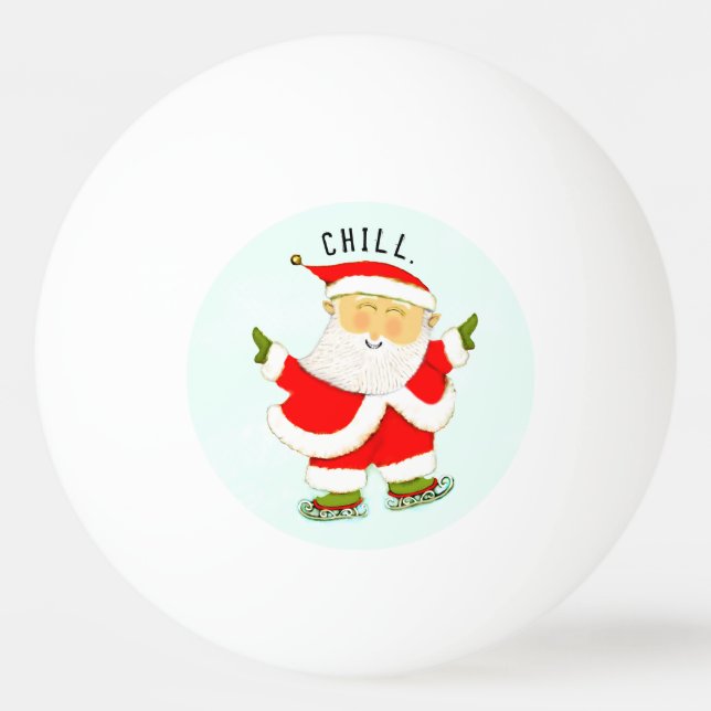 Balle De Ping Pong Fête de Noël (Devant)