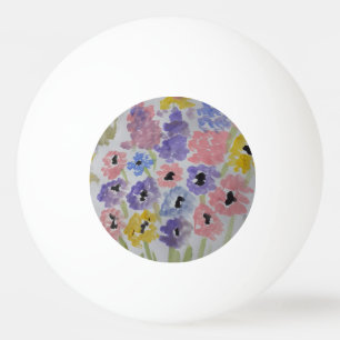 Balle De Ping Pong Fleurs sauvages d'été