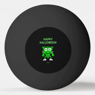 Balle De Ping Pong FrankenCheese Halloween Salutations Ping Pong Ball