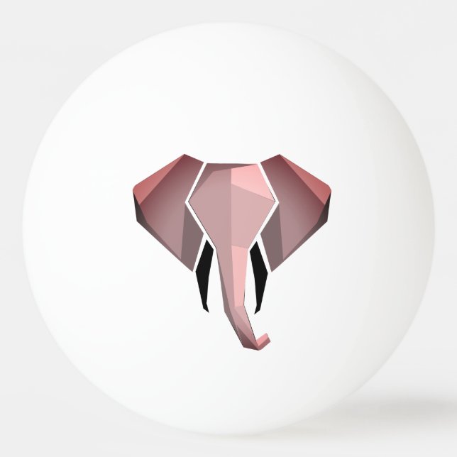 Balle De Ping Pong Géométrie Tête d'éléphant (Devant)