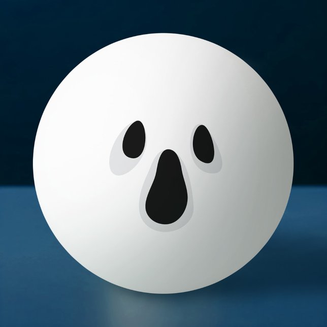 Balle De Ping Pong Ghost face drôle blague blague nouveauté (Ghost face funny prank joke novelty ping pong ball)