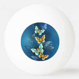 Balle De Ping Pong Golden butterflies