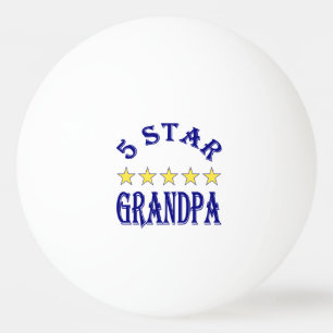 Balle De Ping Pong Grand-père cinq étoiles