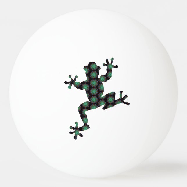 Balle De Ping Pong Grenouille Abstraite (Devant)