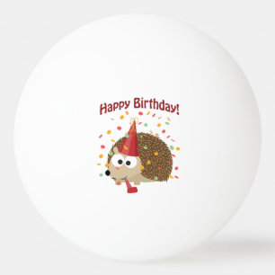 Balle De Ping Pong Happy Anniversaire Confetti