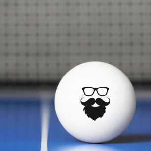 Balle De Ping Pong Homme à barbe drôle adulte