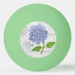 Balle De Ping Pong  Hortensie personnalisée   Tennis de table