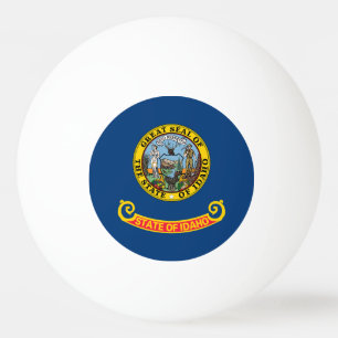 Balle De Ping Pong Idaho State Flag
