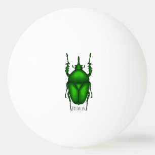 Balle De Ping Pong Illustration de bug Mecynorhina torquata