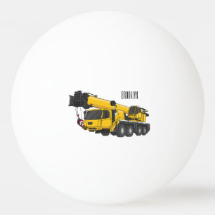 Balle De Ping Pong Illustration de camion de grue