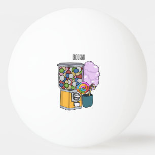 Balle De Ping Pong Illustration de dessin de bonbon