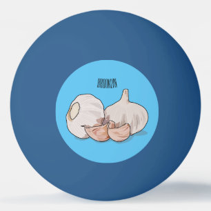 Balle De Ping Pong Illustration de dessin sur l'ail