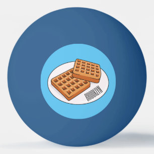 Balle De Ping Pong Illustration de gaufre