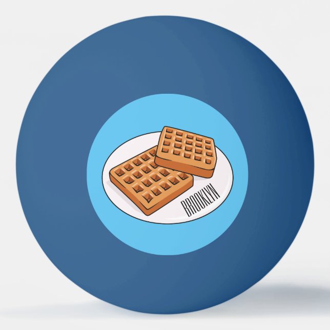 Balle De Ping Pong Illustration de gaufre (Devant)