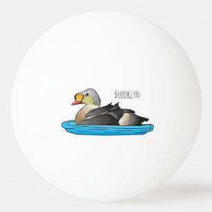 Balle De Ping Pong Illustration d'oiseau de l'eider King