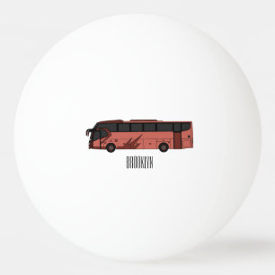 Balle De Ping Pong Illustration du bus