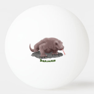 Balle De Ping Pong Illustration du dragon de Komodo
