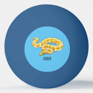 Balle De Ping Pong Illustration du serpent python birman