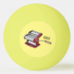 Balle De Ping Pong Illustration d'un fabricant de pâtes alimentaires