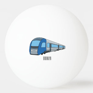 Balle De Ping Pong Illustration d'un train électrique