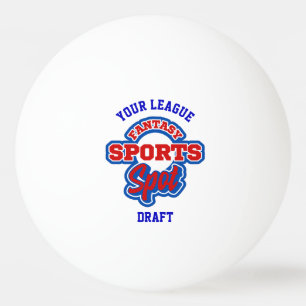 Balle De Ping Pong Imaginaire Sports Spot Brouillon de prélèvement Lo