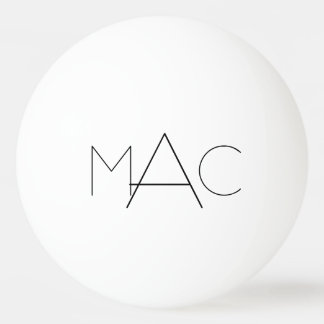Balle De Ping Pong Initiales personnalisées