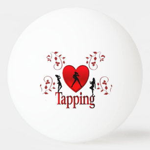 Balle De Ping Pong J'aime la danse à claquettes